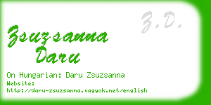 zsuzsanna daru business card